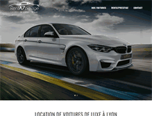 Tablet Screenshot of location-voiture-luxe-lyon.com